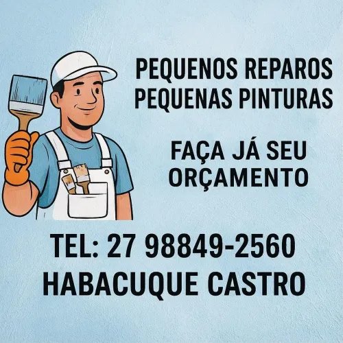 Pintura e pequenas reformas.