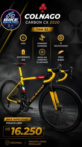 Bicicleta carbono speed Disc Colnago 