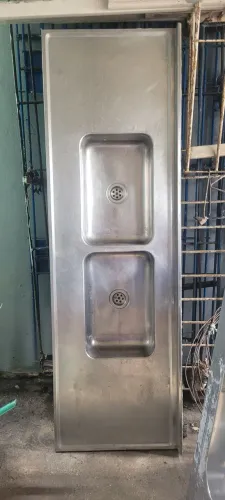 Pia inox 2 cubas
