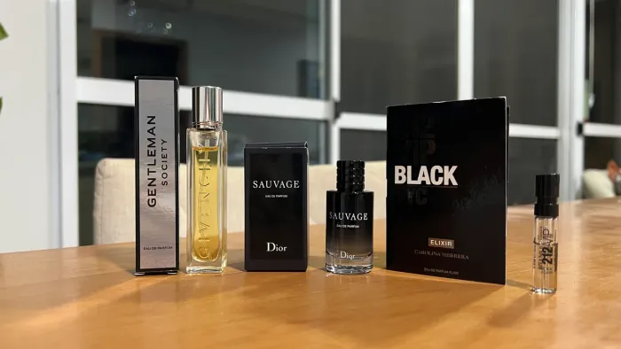 Kit Perfumes - Gentleman Society - Sauvage - 212 VIP Black
