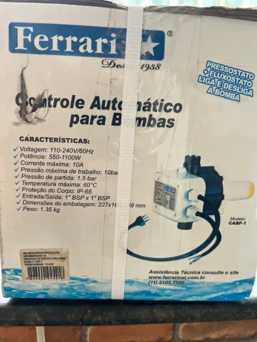 Fluxostato/Pressostato Controle Automático Para Bombas