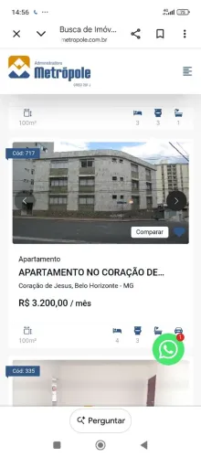 Alugo apartamento Coração de Jesus