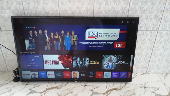 Tv LG 50 polegadas smart 4k Alexa comando de voz