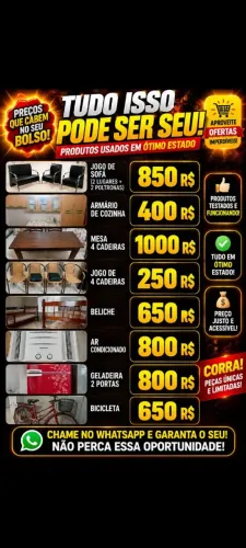 Móveis e eletrodomésticos