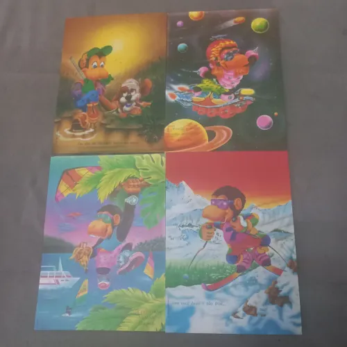 Papéis de cartas anos 80