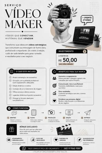 VIDEO MAKER E SOCIA MÍDIA