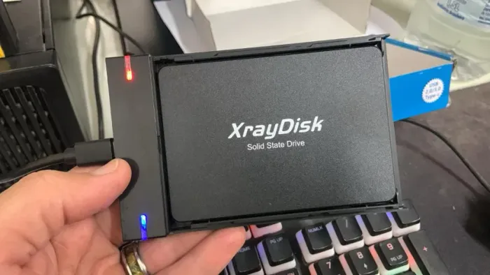 SSD Externo 512GB c/ Case Xray