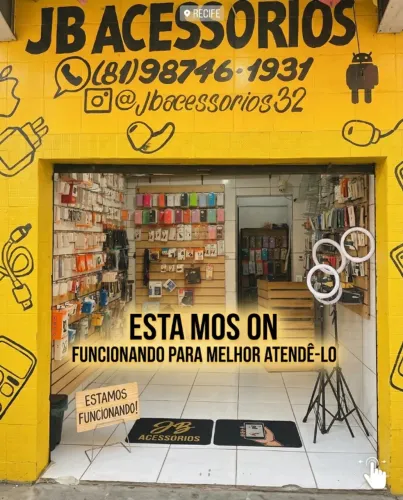 Loja completa os acessórios 