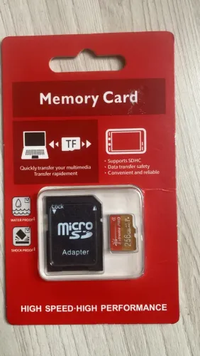 Cartão SD 256gb