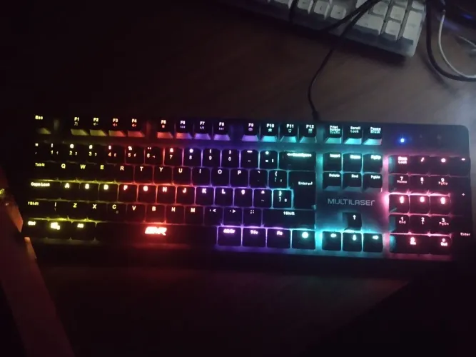 TECLADO GAMER MECÂNICO MULTILASER GK-500