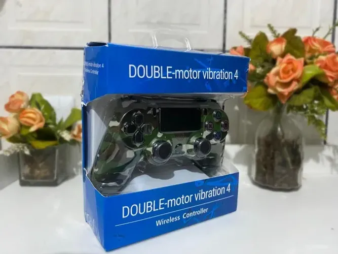 Controle PS4 Verde Camuflado