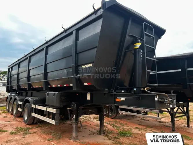 Carreta Basculante Facchini 2024 - 4 Eixos - 55m³ Impecável!