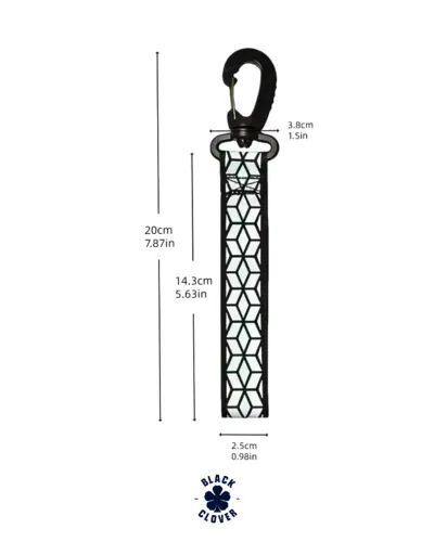 Chaveiro de Fita Refletiva com Mosquetão