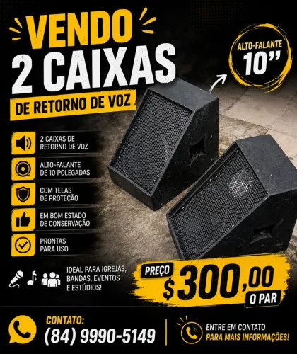 Caixas de som 