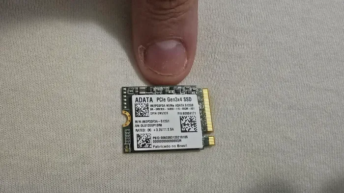 SSD 512GB M.2 2230 NVMe Adata PCIe Gen3