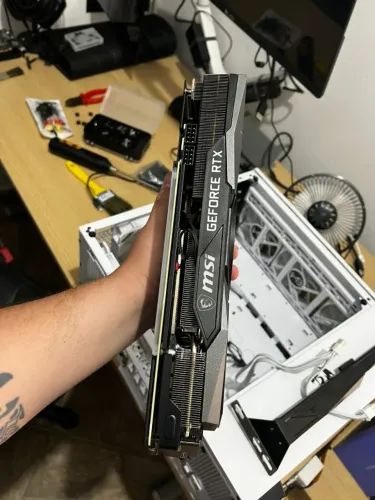 placa de video RTX 3070 MSI gaming X trio