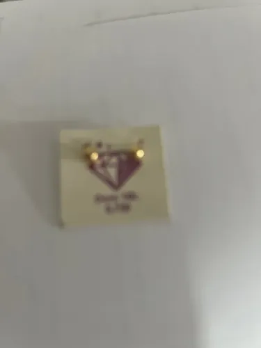 brinco bolinha em ouro 18k