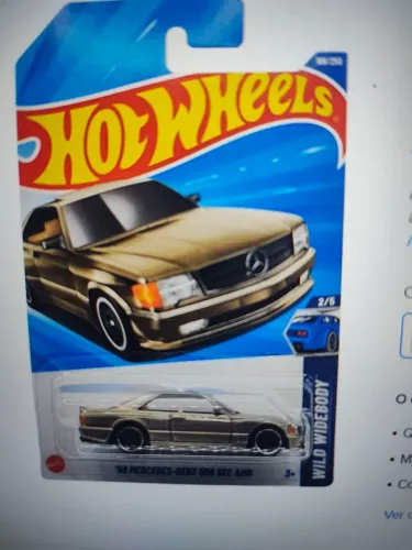 Hotwheels 89 Mercedes Bens 560 SEC AMG