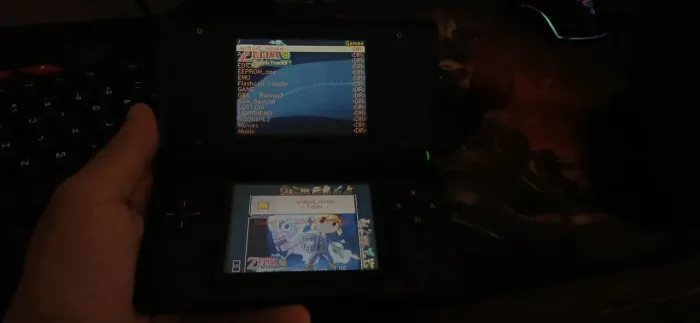 Nintendo ds com defeito em tela superior
