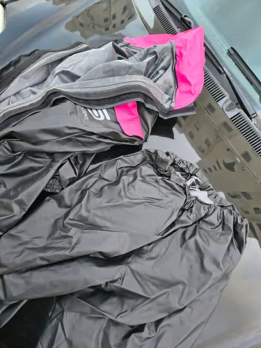 Capa feminina para moto