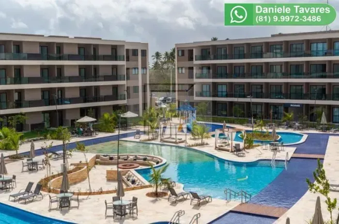 Flat À Venda Em Muro Alto Com Lazer De Resort - Mobiliado