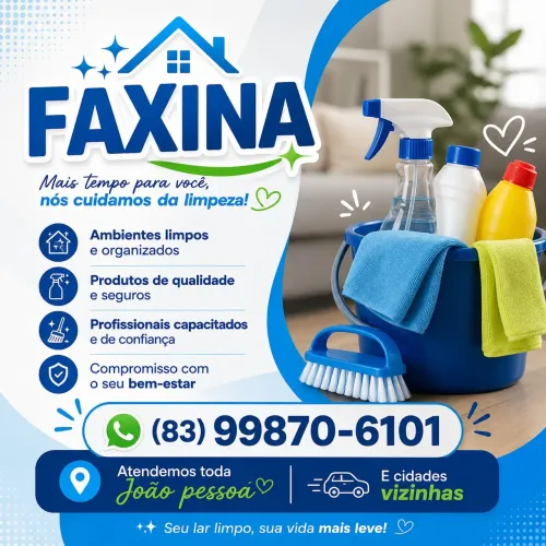 Faxina em geral 