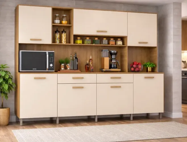 LINDO ARMÁRIO DE COZINHA EM ATÉ 10X SEM JUROS