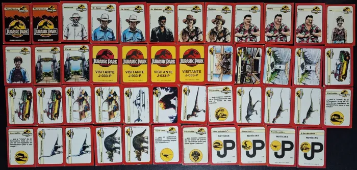 Cards Jurassic Park - Panini (1992) Originais (Avulsos ou Lote)