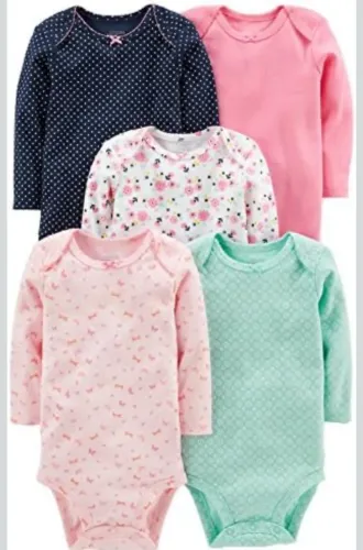 Kit Body manga longa 0-3 meses