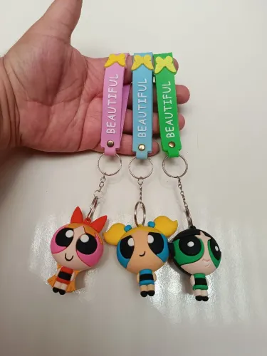 Conjunto chaveiros Meninas Super Poderosas