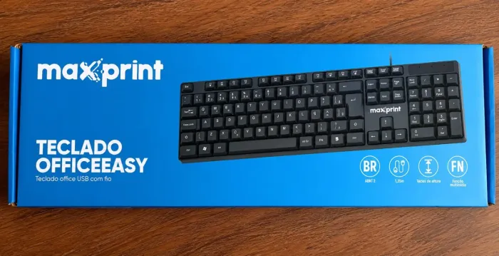 TECLADO COM FIO MAXPRINT