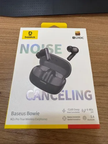 Fones Baseus Bowie m2s Pro com cancelamento de ruído ativo