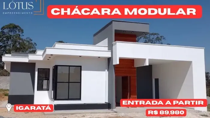89-CMT Chácara Pronta em Condomínio Fechado