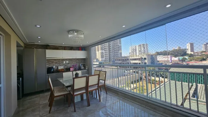 Apartamento à venda, varanda gourmet com churrasqueira. Vila Nair, São Paulo, SP