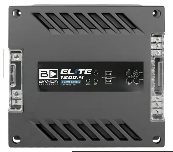 Módulo banda elite 1200.4 com 1200 watts em 2 ohms