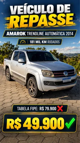 Volkswagen Amarok Trendline CD 2.0 TDI 4X4 Dies AUT 2014