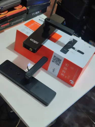 Fechadura Digital Haiz Touch com Biometria e Teclado Numérico Pronta Entrega