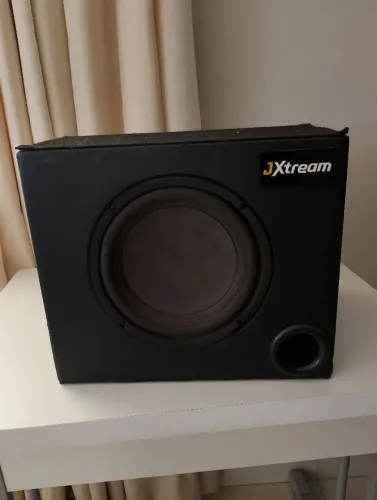 Caixa Amplificada Automotivo Subwoofer de Grave JXtream