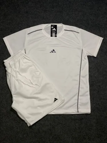 KIT ADIDAS BRANCO ( M,G,GG )