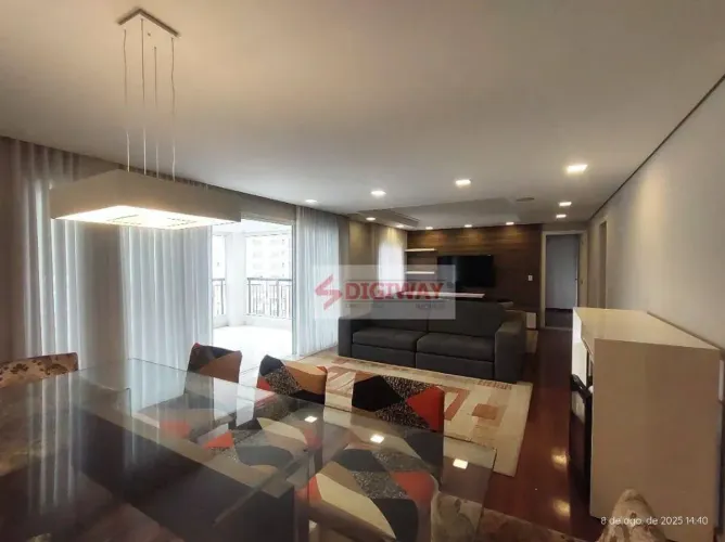 Apartamento com 3 dormitórios para alugar, 163 m² por R$ 17.023,00/mês - Chácara Klabin -