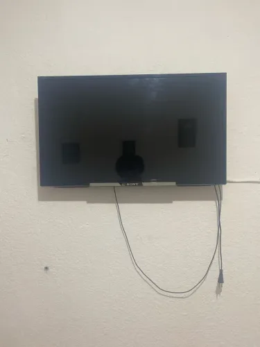 TV Sony ela está com algumas listras coloridas porém ela fala né e eu estou pedindo R$200