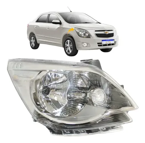 Farol Chevrolet Cobalt 2012 2013 2014 2015 Cromomix Ld Direito