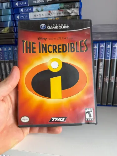 Vendo Sem Jogo - capinha e manual The Incredibles Nintendo Game Cube original - Semi novo