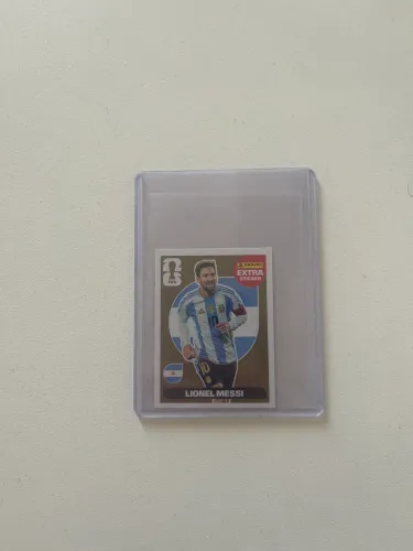 Figurinha da extra legend da copa de 2026- messi gold