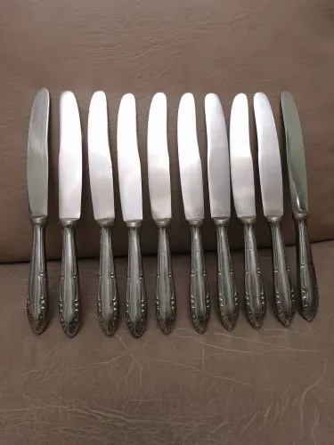 Conjunto de talheres Royplat anos 70.
