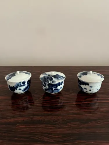 copinhos japoneses para chá com tampa