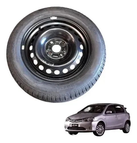 Roda Estepe Toyota Etios 2013 Prateado