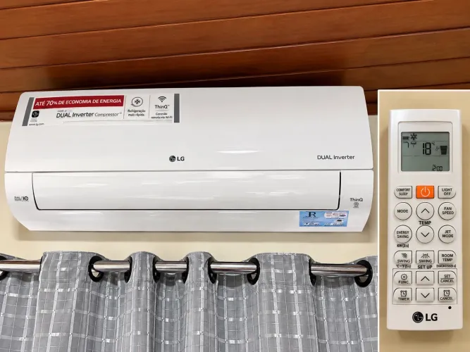 VENDO AR-CONDICIONADO LG DUAL INVERTER 9.000 BTUs