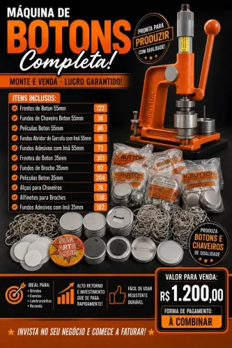 Máquina de boton excelente para broches