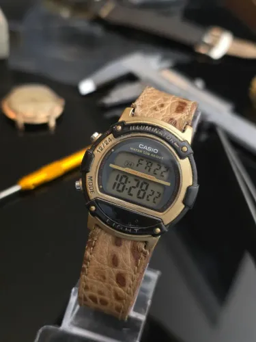 Raro Relógio Casio LW23H Original Vintage anos 90 Módulo 1818 Revisado Pilha Japonesa nova